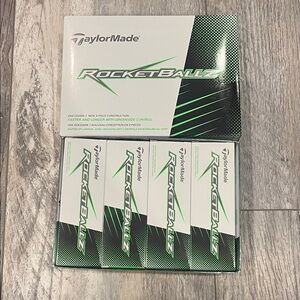 TaylorMade RocketBallz Golf Balls in White and Green